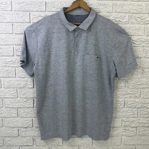 VUORI Polo Shirt Mens XXL Gray Ace Pocket Golf Performance Preppy Sport V164 - Picture 1 of 5