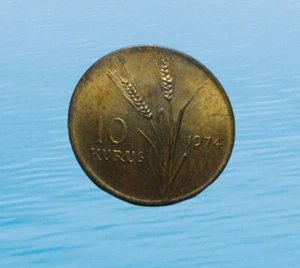 TURKEY 10 KURUS 1974 FAO UNC KM 898.2 #249# - Picture 1 of 2