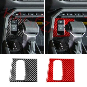 Carbon Fiber Handbrake Switch Button Panel Trim For Toyot@ Tundr@ /Sequoia 2022+ - Foto 1 di 54