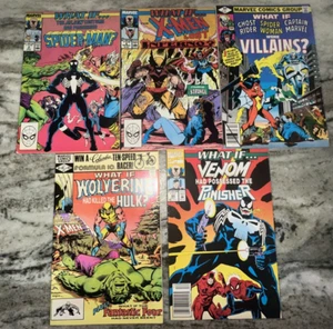 WHAT IF? MARVEL FIVE COMIC LOT #4 #6 #17 #31 #44 SPIDER-MAN HULK X-MEN PUNISHER - Picture 1 of 24