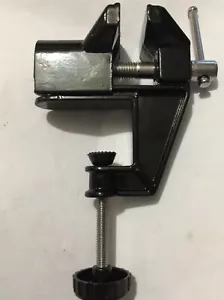1x Screw Vise Mini Bench Vice Aluminium Alloy Universal Repair Tool Table Clamp - Foto 1 di 5