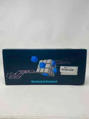 BOYI 60% Mechanical Gaming Keyboard RGB Cherry MX Blue Switches White Base Color - Image 1 of 4