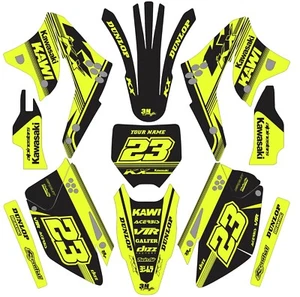 Graphic Kit for 2006-2008 Kawasaki KX250f KX 250f Highlighter Decals - Picture 1 of 1