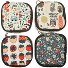 Healeved Napkin Storage Bag: 4pcs Cute Menstrual Pad Bag with Zipper-IQ
