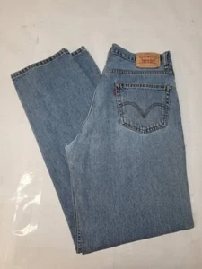 Levi's 550 mens blue jeans size 36 x 36 / we4148 r4 d14 - Picture 1 of 6