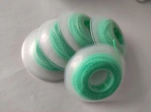 5 cadenas de alimentación dentales banda elástica verde claro cierre continuo 15 pies - Imagen 1 de 6