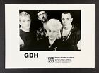 1999 GBH angielski brytyjski punk rock zespół vintage zdjęcie promocyjne kolce mullet abrahall 5x7
