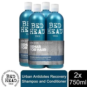 2x Bed Head by Tigi Urban Antidotes Recovery Shampoo & Conditioner Duo Pk 750ml - Picture 1 of 7