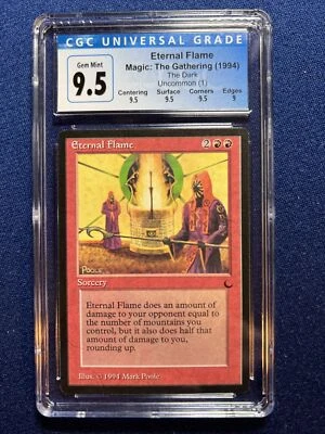 MTG The Dark Eternal Flame CGC 9.5 GEM MINT (Blue Label 10) 1994 - Image 1 of 2
