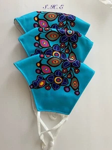 Mascarilla de tela facial reutilizable lavable ajustable con filtro PM2.5 de 3 piezas - Imagen 1 de 8