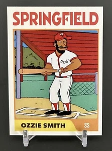 Ozzie Smith - Simpsons Springfield Isotopes - HD Quality - Custom Baseball Card - Picture 1 of 2