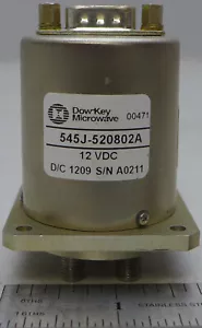 Dow-Key 545J-520802A 12VDC SP4T RF Switch DC-18 GHz - Picture 1 of 3