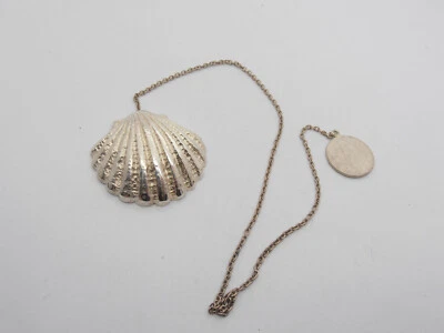 Capasanta : Segnalibro in Argento 925- Segna Pagina Libro Conchiglia San Giacomo - Immagine 1 di 3