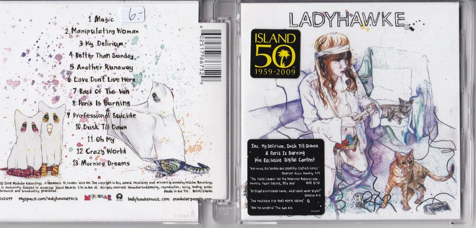 Ladyhawke -s/t- CD Modular Recordings near mint - Bild 1 von 1