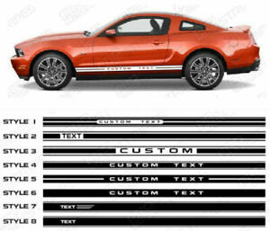 Ford Mustang Side Rocker Panel Stripes Decals 2005 2006 2007 2008 2009 Pro Motor