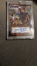 2020 Upper Deck Marvel Avengers Endgame Thanos Josh Brolin Signed Stickerauto