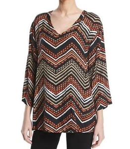 Masai Bahati Relaxed Geometric Tunic Top Size XXL MSRP $125 - Picture 1 of 6