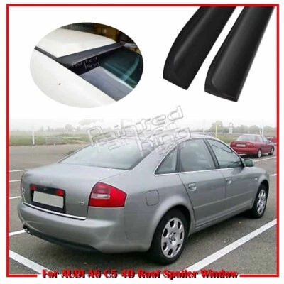 Unpainted Fit For AUDI A6 C5 4D Saloon Rear Roof Spoiler Window Wing 1998-2004 - Изображение 1 из 4