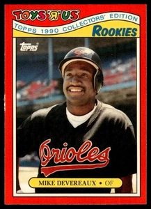 1990 Topps Toys'R'Us Rookies Mike Devereaux Baltimore Orioles #8 - Picture 1 of 2
