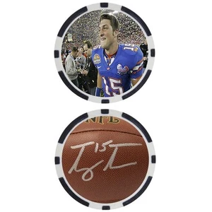 Tim Tebow Florida College Football Hall of Fame Chip - SIGNED - Picture 1 of 2