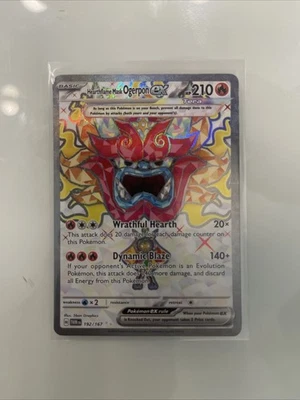 Hearthflame Mask Ogerpon EX 192/167SV06: Twilight Masquerade Mint Condition - Image 1 of 2