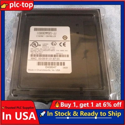 SEALED GE Fanuc IC693CMM321 Ethernet Controller IC693CMM321-JJ #4 - Image 1 of 4