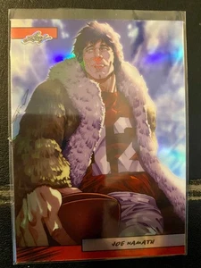 2024 Leaf Anime Nation Series 2 JOE NAMATH #10 Red Parallel /25 - Picture 1 of 2