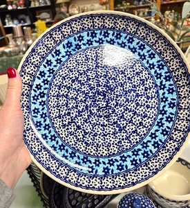 Plato redondo para cena o servir cerámica polaca de 10,75" - Imagen 1 de 1