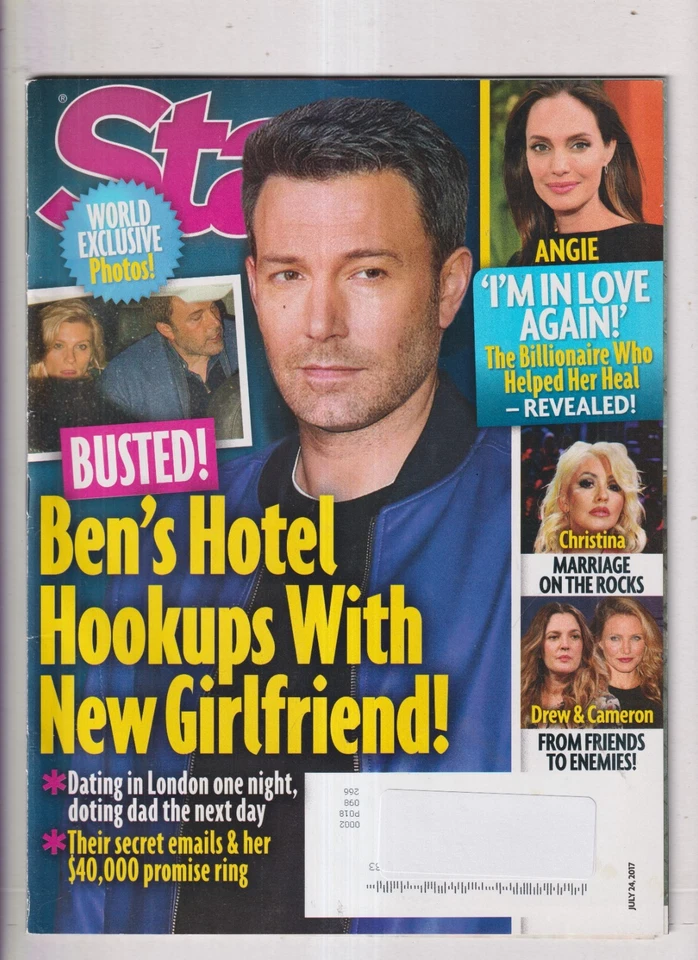 Star July 24, 2017 Ben Affleck, Angelina Jolie, Christina Aguilera, Drew Barrymo Foto 1 de 1