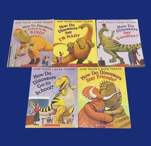 Lot of 5 Children's Paperback Books by Jane Yolen: How Do Dinosaurs - Imagen 1 de 15