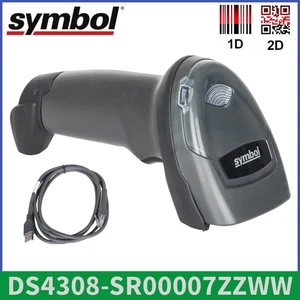 Symbol DS4308-SR00007ZZWW Standard Range Handheld 1D 2D Barcode Scanner Reader - Picture 1 of 9
