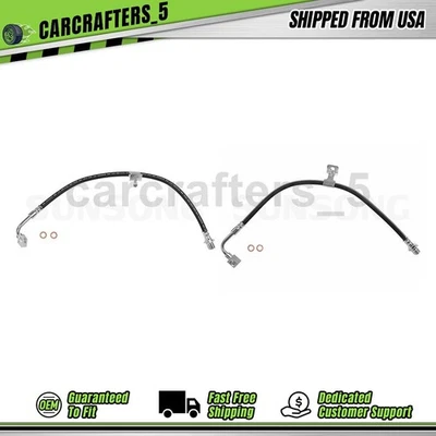 Manguera hidráulica de freno delantera izquierda y derecha para Chevrolet K5 Blazer 1979 6,6 L Foto 1 de 4