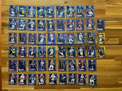 2025 Bowman U Chrome Football Sapphire 57 Card Lot - Image 1 of 4