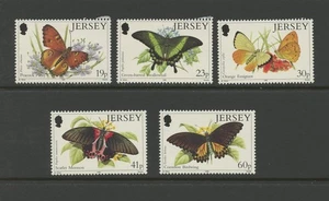 JERSEY 727-731, 1995 BUTTERFLIES AND MOTHS, TYPES, MNH (JER4553K) - Picture 1 of 1