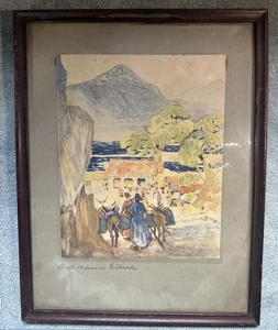 Edward Howard Suydam Artist  - A Street Scene In Guatemala Early 1900’s - Picture 1 of 7