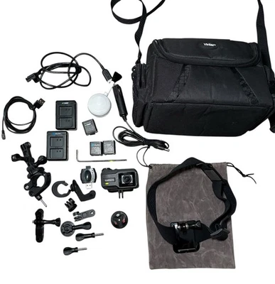 Garmin Virb XE Action Camera w/mounts and extras - Image 1 of 4