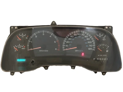 Painel de instrumentos velocímetro 00 01 Dodge RAM 1500/2500/3500 150.002 milhas gás - Imagem 1 de 3