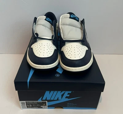 Size 13 - Air Jordan 1 Retro OG Low Obsidian UNC - image 1 of 4