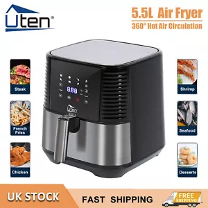 Uten 5.5L Air Fryer Touch Screen Kitchen Oven Health Oil Free Frying Chips 1700W - Picture 1 of 11