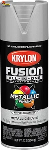 12 Oz K02773007 Silver Fusion All-In-One Paint & Primer Spray Paint, Metallic - Picture 1 of 12