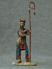 Absarokee Warrior (Crow). Soldatini di latta Elite 54 mm. Shcherbakov-HQModels