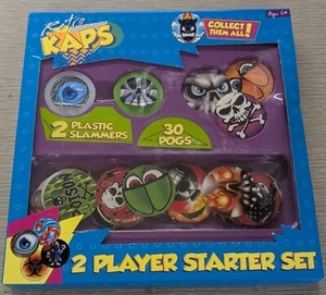 UCC Pog Retro Kaps 2-Player Starter Set Game Includes: 30 Pogs & 2 Slammers  - Picture 1 of 6