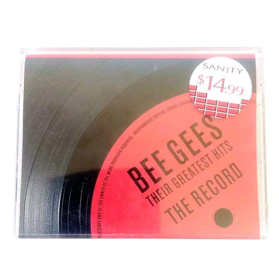 Bee Gees - Bee Gees Greatest Hits The Record - Cassette Tape Twin Pack | 2001 - Image 1 of 4