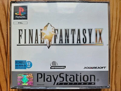 Final Fantasy IX 9 version Platinum - Jeu vidéo PlayStation PS1 (PAL Fr, TBE) - Photo 1/4