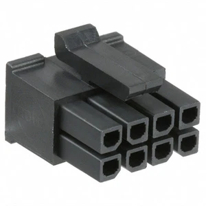 CONNETTORE ALLOGGIAMENTO MICRO FIT MASCHIO 4x2 WAY MOLEX 43025-0800 PREZZO PER 1 PZ - Foto 1 di 1