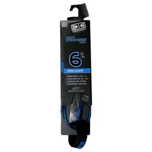 Surfboard Pro Comp leash ocean & earth 6' foot comp Leash blue ankle rope - Picture 1 of 1