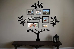 Family Tree Vinyl Wall Sticker Decal (A) - Picture 1 of 4