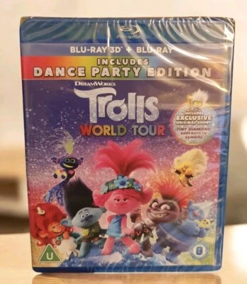 Trolls World Tour 3D Blu-ray Brand New P&P Free - Image 1 of 2
