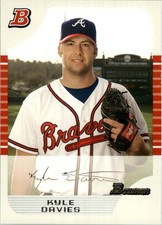 2005 Bowman Draft White #2 Kyle Davies /225
