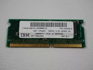Medion Lifetec LT9399 IBM 76H0294 32MB SD-RAM Arbeitsspeicher Memory SODIMM - Picture 1 of 2